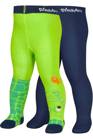 Playshoes 2PACK Dětské punčocháče Krokodýl