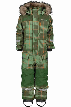 Didriksons Dětská zimní kombinéza Polarbjornen Termos Pine Green A65