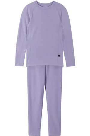 Reima Dětské merino termoprádlo Taitoa Lilac amethyst 5450