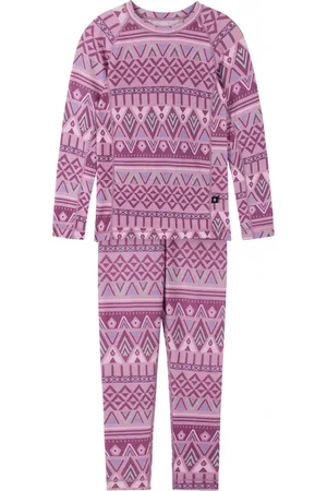 Reima Dětské merino termoprádlo Taitoa Grey Pink 4503