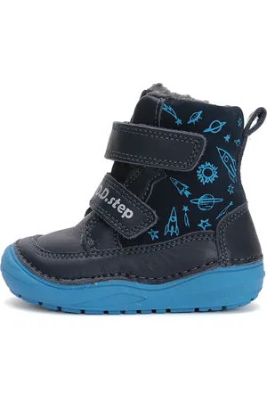 DD Step Dětské zimní boty W071-42680B Royal Blue
