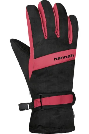Cubus Dětské lyžařské rukavice MOJO JR black mel (red)