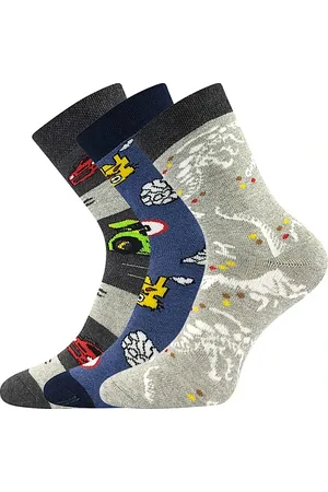 Boma 3PACK Ponožky Boma Sibiř dětská 07