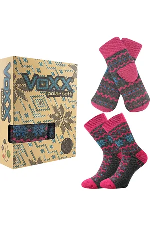 VOXX Ponožky VoXX Trondelag set - tm.šedá melé