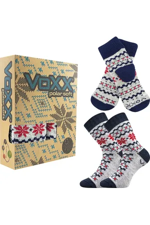VOXX Ponožky VoXX Trondelag set - sv.šedá melé
