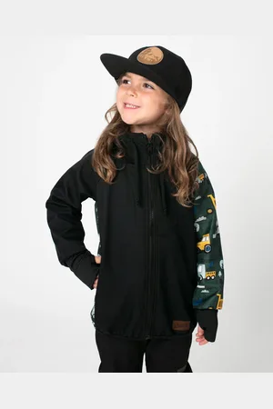 DREXISS Dětská SOFTSHELL bunda BUILDERS - nezateplená