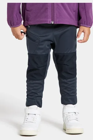Didriksons Dětské softshellové kalhoty Lovet Navy 039