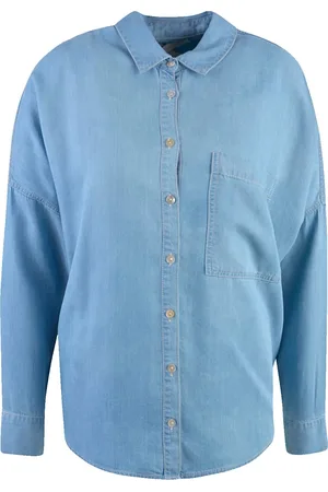 Smith & Soul Džínová košile Světle modrá