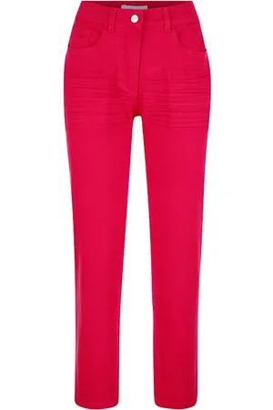 Dress In Ženy Strečové - Kalhoty v pohodlné strečové kvalitě Neon. červená