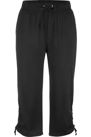 m. collection Ženy Capri - Capri kalhoty v žerzej kvalitě Černá