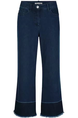 ALBA MODA Ženy Culottes - Džíny v culotte střihu Modrá