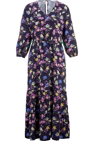 Dress In Ženy Tepláky na spaní - Šaty s květinovým potiskem Noční modrá