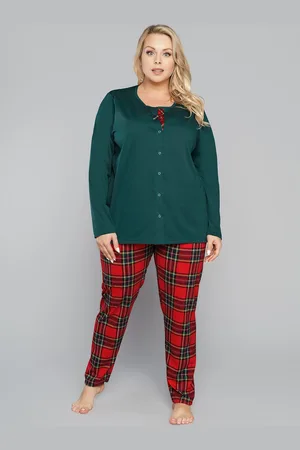 Italian Fashion Dámské pyžamo Zorza - dlouhé 2X
