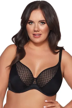 Ava Lingerie Nevyztužená podprsenka Ava ingerie 2103 Black 100B
