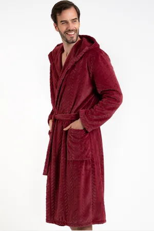 Italian Fashion Pánský župan Zigmund - s kapucí 2X