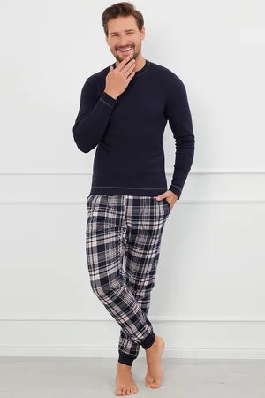 Italian Fashion Pánské pyžamo Brit - bavlna 2X