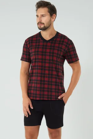 Italian Fashion Pánské krátké pyžamo Eliáš - bavlna 2X