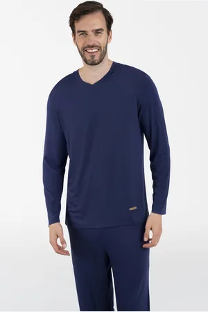 Italian Fashion Pánské pyžamo s dlouhým rukávem Akord - viskóza 2X
