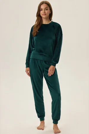 HENDERSON BARACCO Dámské pyžamo - homewear - Fain - velur 2X