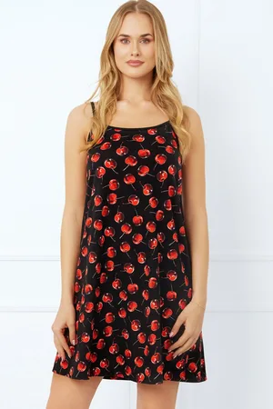 Italian Fashion Noční košile na ramínkách Cherry - bavlna 2X