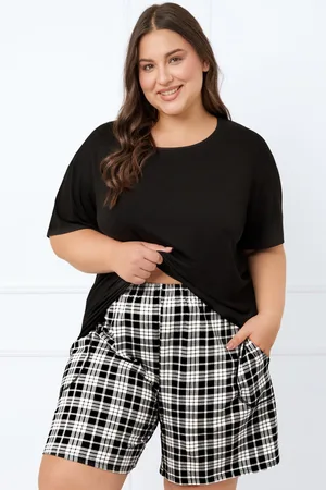Italian Fashion Dámské krátké pyžamo Klára - bavlna 2X