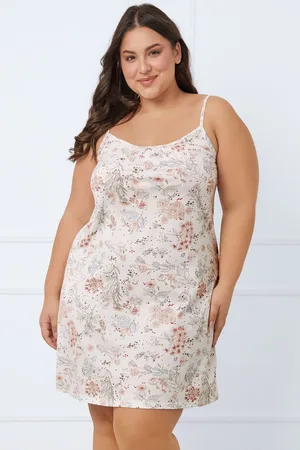 Italian Fashion Noční košilka olita - bavlna větle béžová 2X