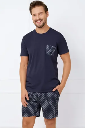 Italian Fashion Pánské krátké pyžamo Rajmund - bavlna 2X