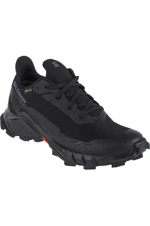 Salomon Černé dámské běžecké boty Alphacross 5 GTX 473109
