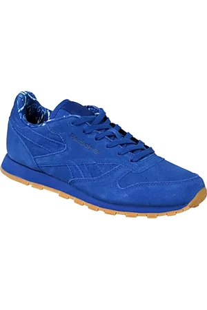 Reebok Modré dětské tenisky Classic Lthr TDC BD5052