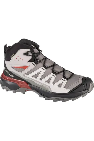 Salomon Světle šedé pánské turistické boty X Ultra 360 Mid GTX 474478