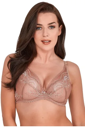 Gaia Krajková push up podprsenka Irene Mokka BS 1183 Irene Mokka