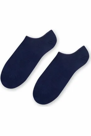 Steven Tmavě modré dámské kotníkové ponožky Art. 070 VH12, NAVY BLUE