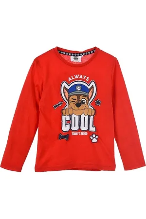 Paw Patrol Červené tričko - dlouhý rukáv