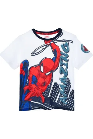 Marvel Bílé chlapecké tričko Spider-Man
