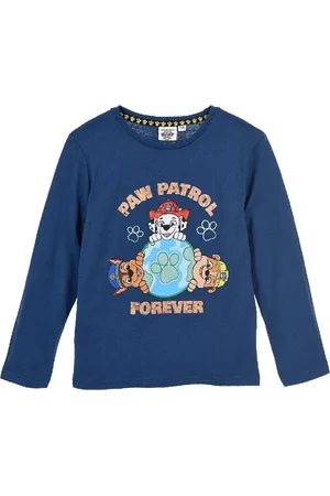Paw Patrol Tmavě modré chlapecké tričko s dlouhým rukávem
