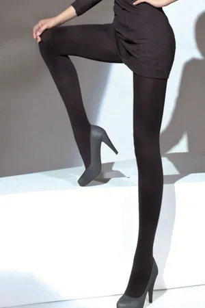 Knittex Černé dámské termo silonky Arctica Thermo Tights 600 den 12114 Arctica Thermo Tights 600 den 5-6