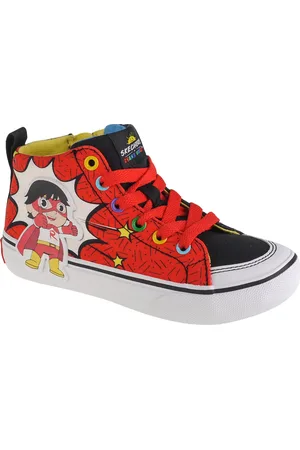 Skechers Červené chlapecké tenisky Street Fame - Ultra Fun Red Titan 406060L-RDBK