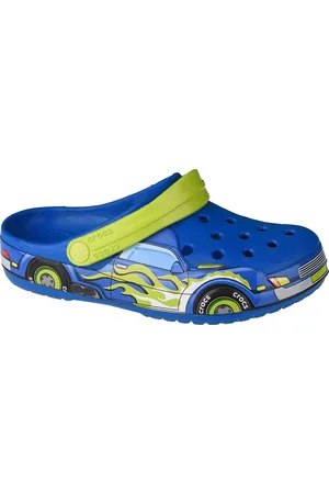 Crocs Modré chlapecké nazouváky Fun Lab Truck Band Clog 207074-4JL