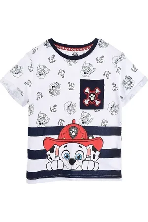 Paw Patrol Bílo-modré chlapecké tričko