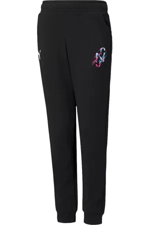 PUMA Černé chlapecké tepláky Neymar Jr Creativity Pants 605565-01
