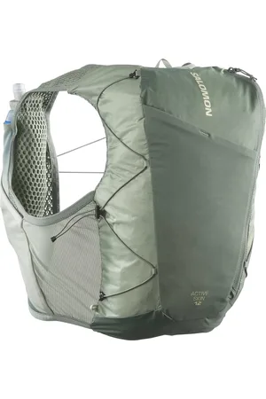 Salomon Světlý khaki běžecký batoh Active Skin 12 Set C21776