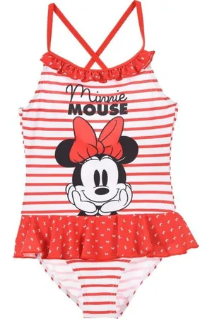 Minnie Pruhované dívčí plavky
