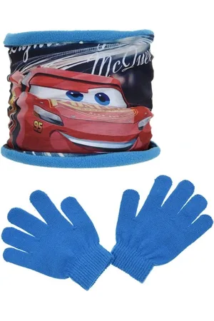 Cars Disney modrý nákrčník + rukavice