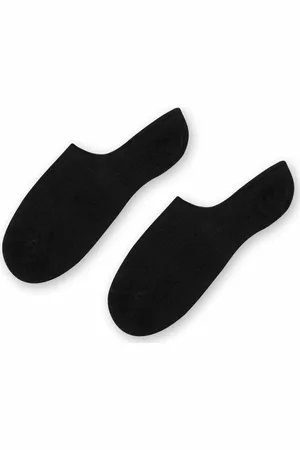 Steven Černé ponožky - ťapky Art.061 GS002, BLACK