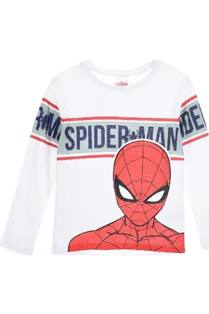 SPIDERMAN Bílé chlapecké tričko