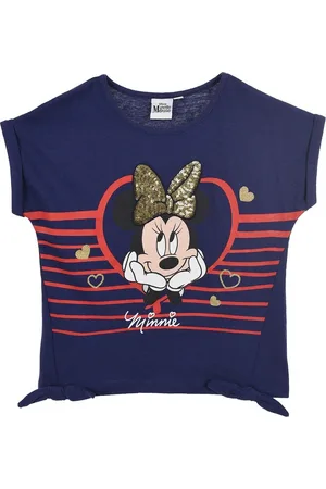 Minnie Tmavě modré dívčí tričko Disney