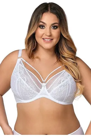 Ava Lingerie Krajková podprsenka Ava 1824 White Maxi