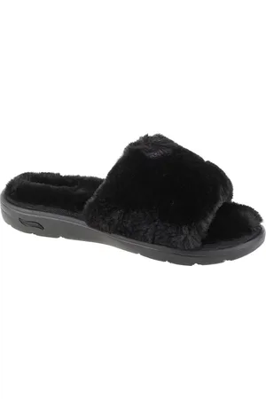 Skechers Černé dámské pantofle Arch Fit Lounge - Unwind 175105-BBK