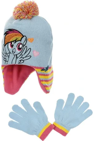 My Little Pony Světle modrý set čepice a rukavic