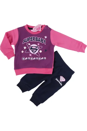 Basics from Amsterdam Super Baby růžová tepláková souprava